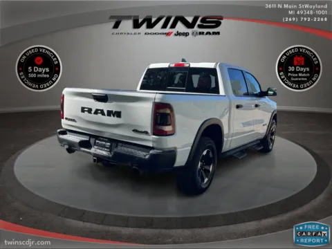 Photos of 2022 Ram 1500 Rebel for sale in Wayland, MI at Twins Chrysler Dodge Jeep Ram