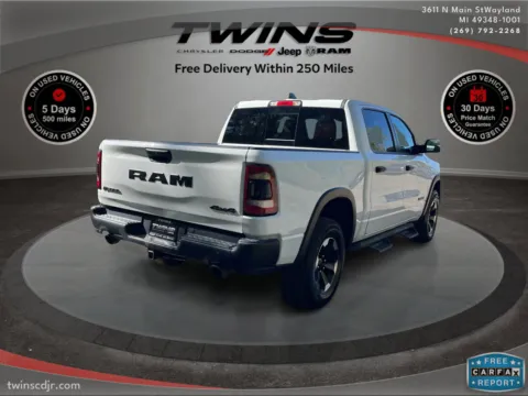 Photos of 2022 Ram 1500 Rebel for sale in Wayland, MI at Twins Chrysler Dodge Jeep Ram