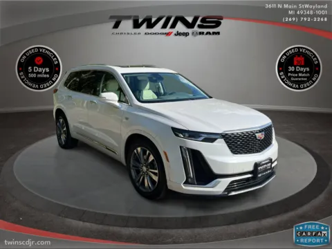 White 2022 Cadillac XT6 Premium Luxury for sale in Wayland, MI