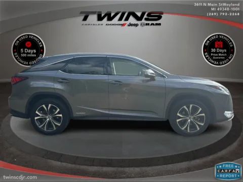Another view of 2022 Lexus RX 450h for sale in Wayland, MI at Twins Chrysler Dodge Jeep Ram