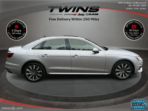 Photos of 2023 Audi A4 Sedan Premium for sale in Wayland, MI at Twins Chrysler Dodge Jeep Ram