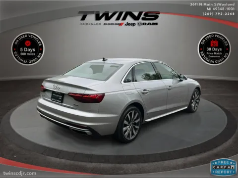 Another view of 2023 Audi A4 Sedan Premium for sale in Wayland, MI at Twins Chrysler Dodge Jeep Ram