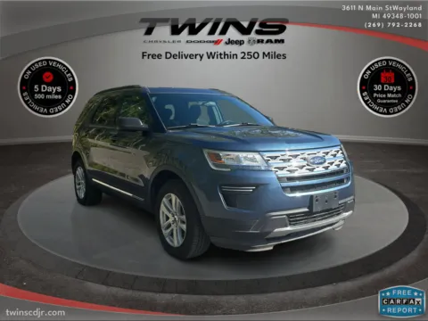 Blue 2019 Ford Explorer XLT for sale in Wayland, MI