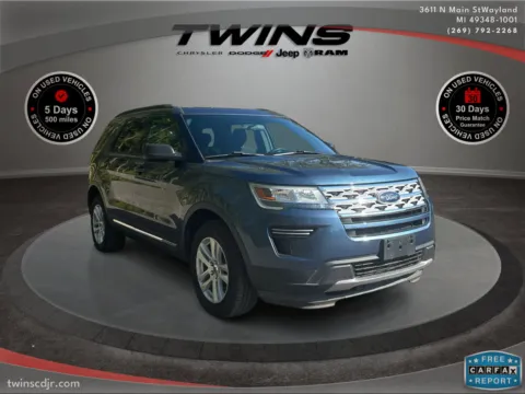 Blue 2019 Ford Explorer XLT for sale in Wayland, MI