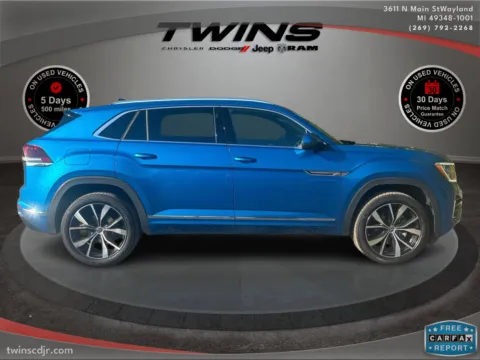 Photos of 2025 Volkswagen Atlas Cross Sport 2.0T SEL Premium R-Line for sale in Wayland, MI at Twins Chrysler Dodge Jeep Ram