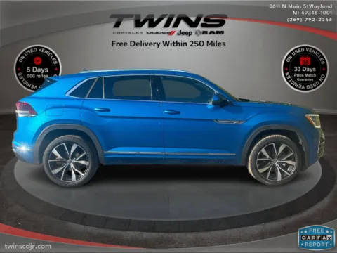 Photos of 2025 Volkswagen Atlas Cross Sport 2.0T SEL Premium R-Line for sale in Wayland, MI at Twins Chrysler Dodge Jeep Ram