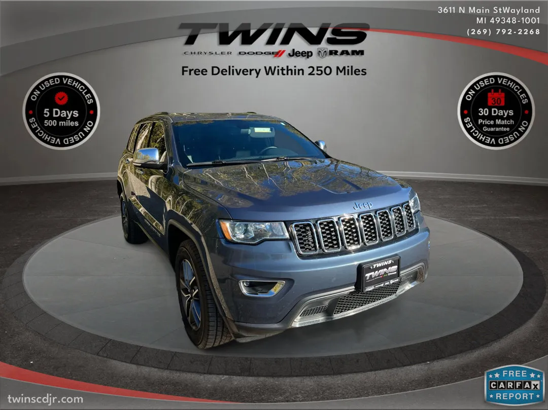 Blue 2021 Jeep Grand Cherokee Limited for sale in Wayland, MI