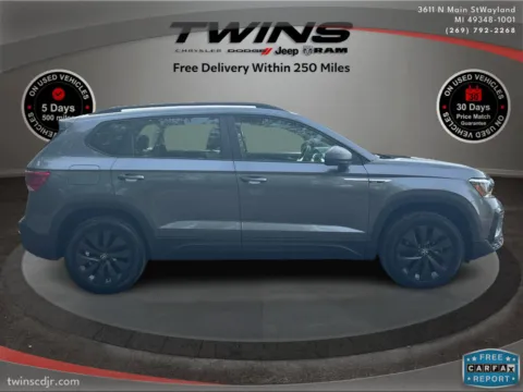 Photos of 2022 Volkswagen Taos S for sale in Wayland, MI at Twins Chrysler Dodge Jeep Ram