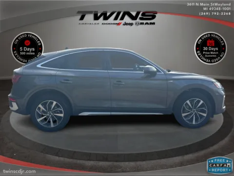 Photos of 2022 Audi Q5 Sportback S line Premium Plus for sale in Wayland, MI at Twins Chrysler Dodge Jeep Ram