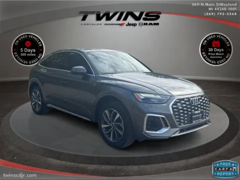 Gray 2022 Audi Q5 Sportback S line Premium Plus for sale in Wayland, MI