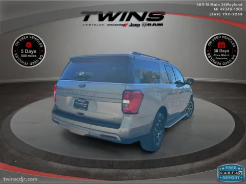 Photos of 2023 Ford Expedition Max XLT for sale in Wayland, MI at Twins Chrysler Dodge Jeep Ram