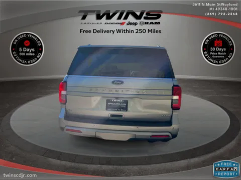Another view of 2023 Ford Expedition Max XLT for sale in Wayland, MI at Twins Chrysler Dodge Jeep Ram