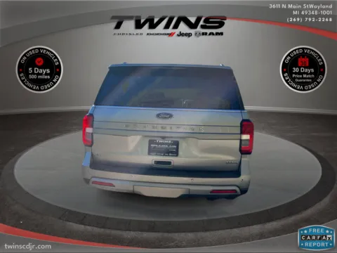 Another view of 2023 Ford Expedition Max XLT for sale in Wayland, MI at Twins Chrysler Dodge Jeep Ram