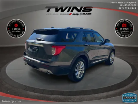 Photos of 2020 Ford Explorer Limited for sale in Wayland, MI at Twins Chrysler Dodge Jeep Ram
