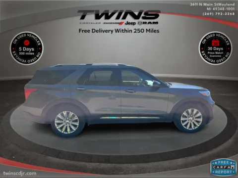 Gray 2020 Ford Explorer Limited for sale in Wayland, MI