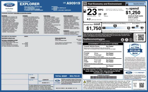 More photos of 2020 Ford Explorer Limited at Twins Chrysler Dodge Jeep Ram, MI