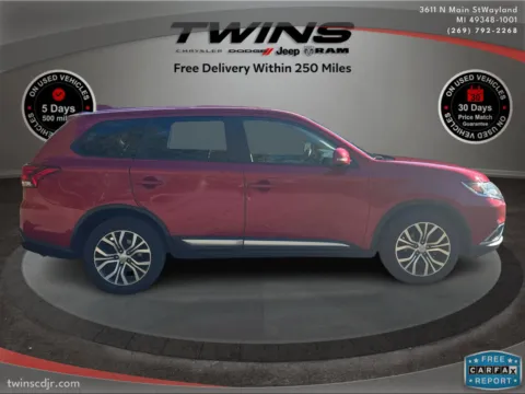 Photos of 2017 Mitsubishi Outlander SE for sale in Wayland, MI at Twins Chrysler Dodge Jeep Ram