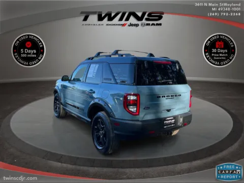 More photos of 2021 Ford Bronco Sport First Edition at Twins Chrysler Dodge Jeep Ram, MI