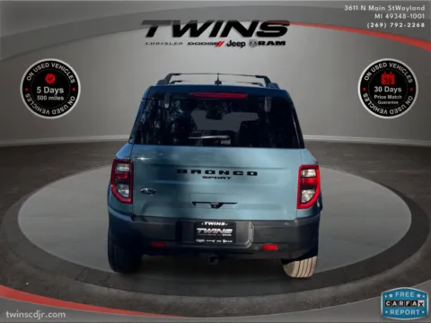 Another view of 2021 Ford Bronco Sport First Edition for sale in Wayland, MI at Twins Chrysler Dodge Jeep Ram