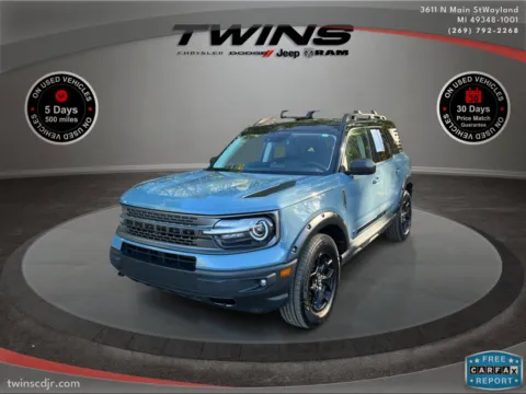 Blue 2021 Ford Bronco Sport First Edition for sale in Wayland, MI
