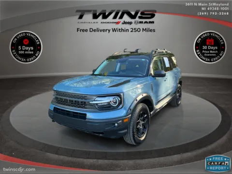 Blue 2021 Ford Bronco Sport First Edition for sale in Wayland, MI