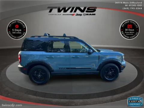 Blue 2021 Ford Bronco Sport First Edition for sale in Wayland, MI