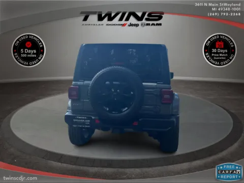 More photos of 2021 Jeep Wrangler 4xe Unlimited Sahara at Twins Chrysler Dodge Jeep Ram, MI