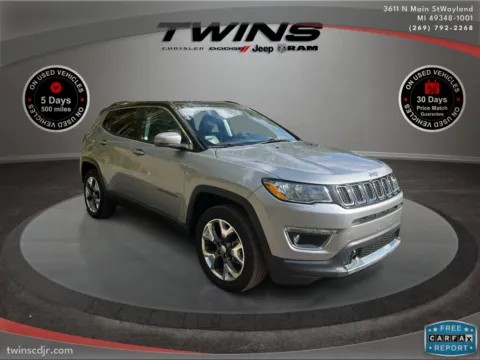 Silver 2021 Jeep Compass Limited for sale in Wayland, MI