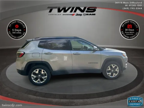 Silver 2021 Jeep Compass Limited for sale in Wayland, MI