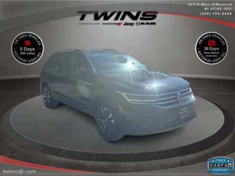 Black 2022 Volkswagen Tiguan S for sale in Wayland, MI