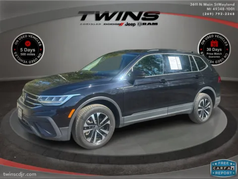 Black 2022 Volkswagen Tiguan S for sale in Wayland, MI