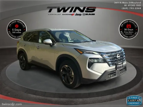 Silver 2024 Nissan Rogue SV for sale in Wayland, MI