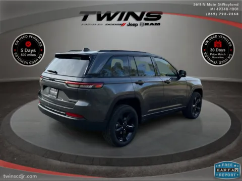Photos of 2025 Jeep Grand Cherokee Limited for sale in Wayland, MI at Twins Chrysler Dodge Jeep Ram