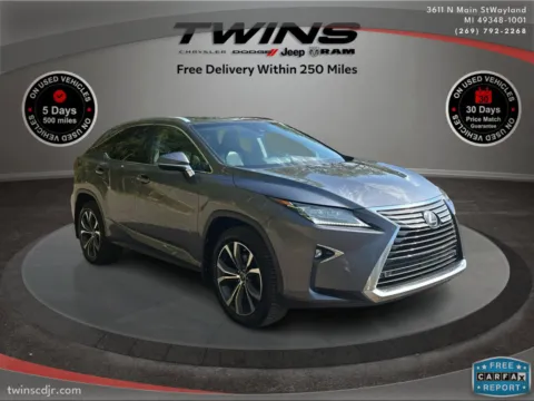 Silver 2018 Lexus RX 350 F Sport for sale in Wayland, MI