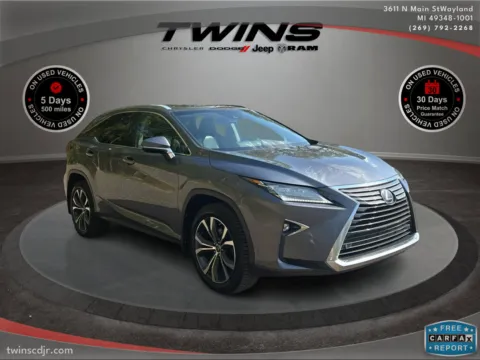 Silver 2018 Lexus RX 350 F Sport for sale in Wayland, MI