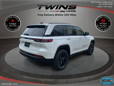 Photos of 2025 Jeep Grand Cherokee Altitude X for sale in Wayland, MI at Twins Chrysler Dodge Jeep Ram