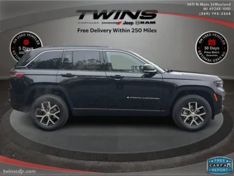 Photos of 2025 Jeep Grand Cherokee Limited for sale in Wayland, MI at Twins Chrysler Dodge Jeep Ram