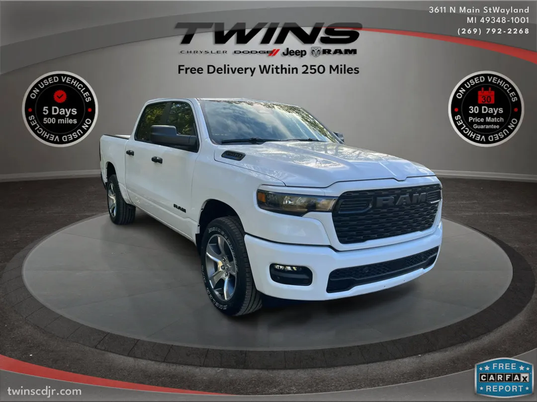 White 2025 Ram 1500 Tradesman for sale in Wayland, MI