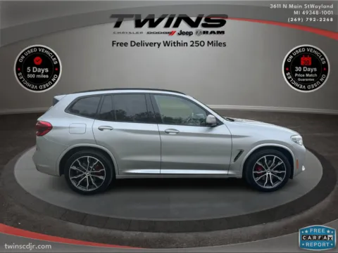 Photos of 2021 BMW X3 M40i for sale in Wayland, MI at Twins Chrysler Dodge Jeep Ram