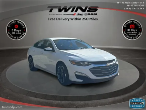 White 2023 Chevrolet Malibu LT for sale in Wayland, MI