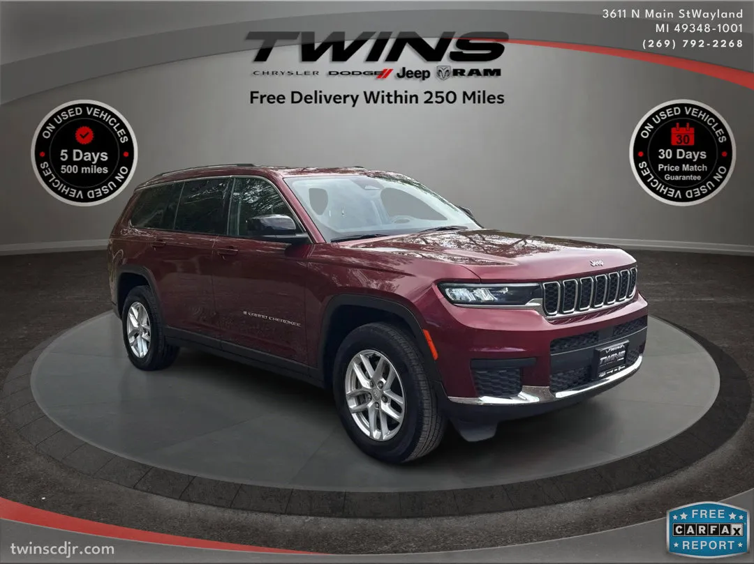 Red 2023 Jeep Grand Cherokee L Laredo for sale in Wayland, MI