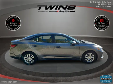 Photos of 2022 Nissan Sentra S for sale in Wayland, MI at Twins Chrysler Dodge Jeep Ram