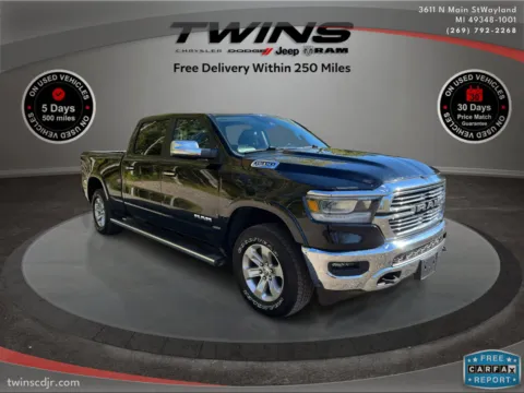 Black 2022 Ram 1500 Laramie for sale in Wayland, MI