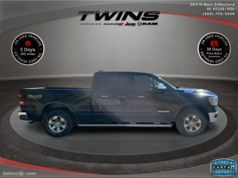 Black 2022 Ram 1500 Laramie for sale in Wayland, MI