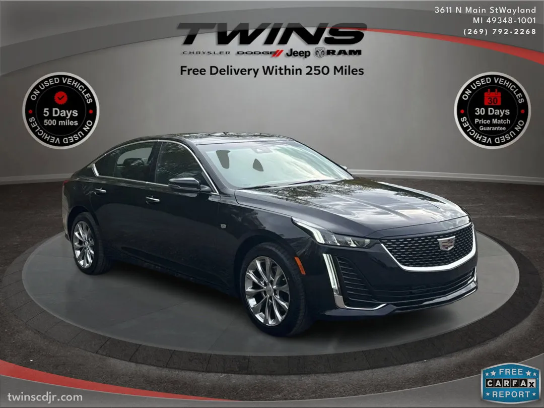 Black 2022 Cadillac CT5 Premium Luxury for sale in Wayland, MI