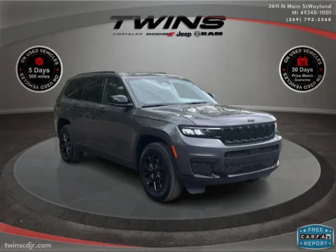 Gray 2024 Jeep Grand Cherokee L Altitude for sale in Wayland, MI
