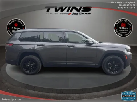 Photos of 2024 Jeep Grand Cherokee L Altitude for sale in Wayland, MI at Twins Chrysler Dodge Jeep Ram
