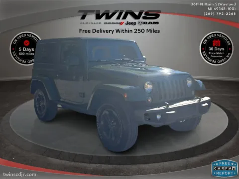 Green 2016 Jeep Wrangler 75th Anniversary for sale in Wayland, MI