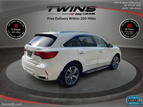 Photos of 2017 Acura MDX w/Advance Pkg for sale in Wayland, MI at Twins Chrysler Dodge Jeep Ram