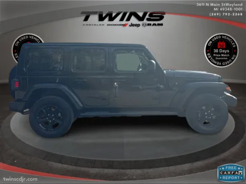 Photos of 2021 Jeep Wrangler Unlimited Sahara Altitude for sale in Wayland, MI at Twins Chrysler Dodge Jeep Ram